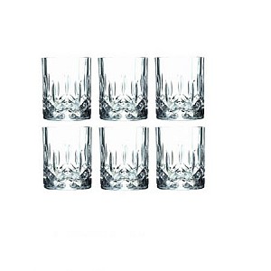 Set 6 pahare pentru apa sau whisky DOF Opera,  RCR  Crystal