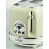 Prajitor de paine Ariete, 0155 Vintage, 810 W, 2 Felii, crem/beige