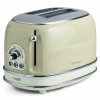 Prajitor de paine Ariete, 0155 Vintage, 810 W, 2 Felii, crem/beige