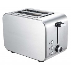 Prajitor de paine Cooking Expert SC1804 Studio Casa, 850 W, 2 Felii, Functie decongelare, incalzire si anulare, Inox