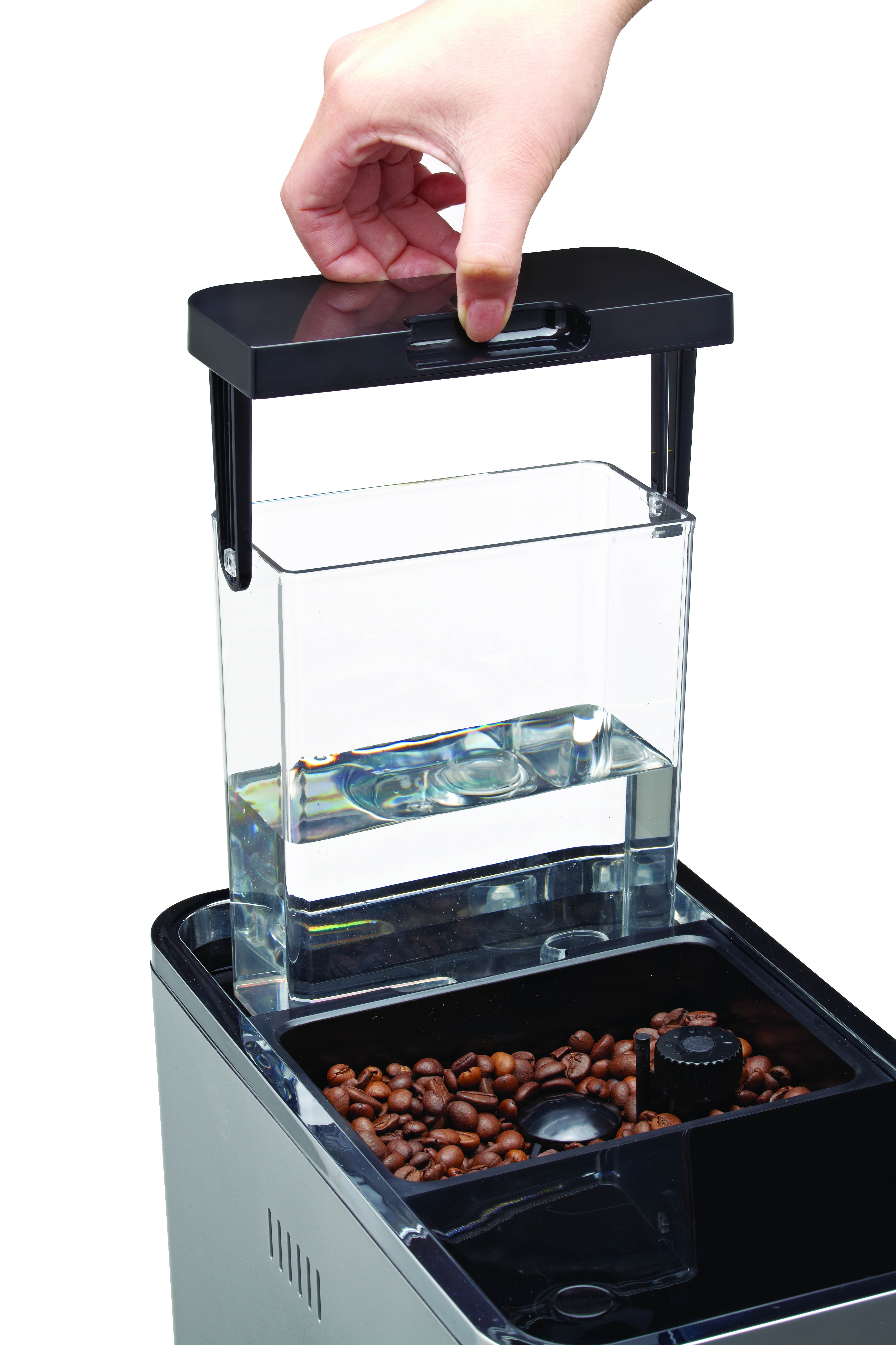 Pachet Espressor automat  Studio Casa DIVA DE LUXE, cafea boabe, 1.1 l, 1470W,  19Bar,inox +Aparat Spumat Lapte